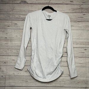 Athleta Speedlight‎ White Long Sleeve Top, Small